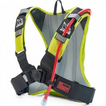 Mochila Hidratante USWE Outlander 2 Litros Amarilla con Sistema No Dancing Monkey - 2