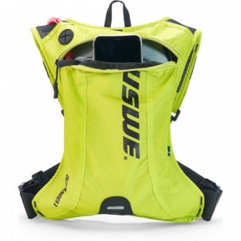 Zaino Idrico USWE Outlander 2 Litri Giallo con Sistema No Dancing Monkey per MTB, Strada e Gravel - 3 - Zaini - 7350069252937