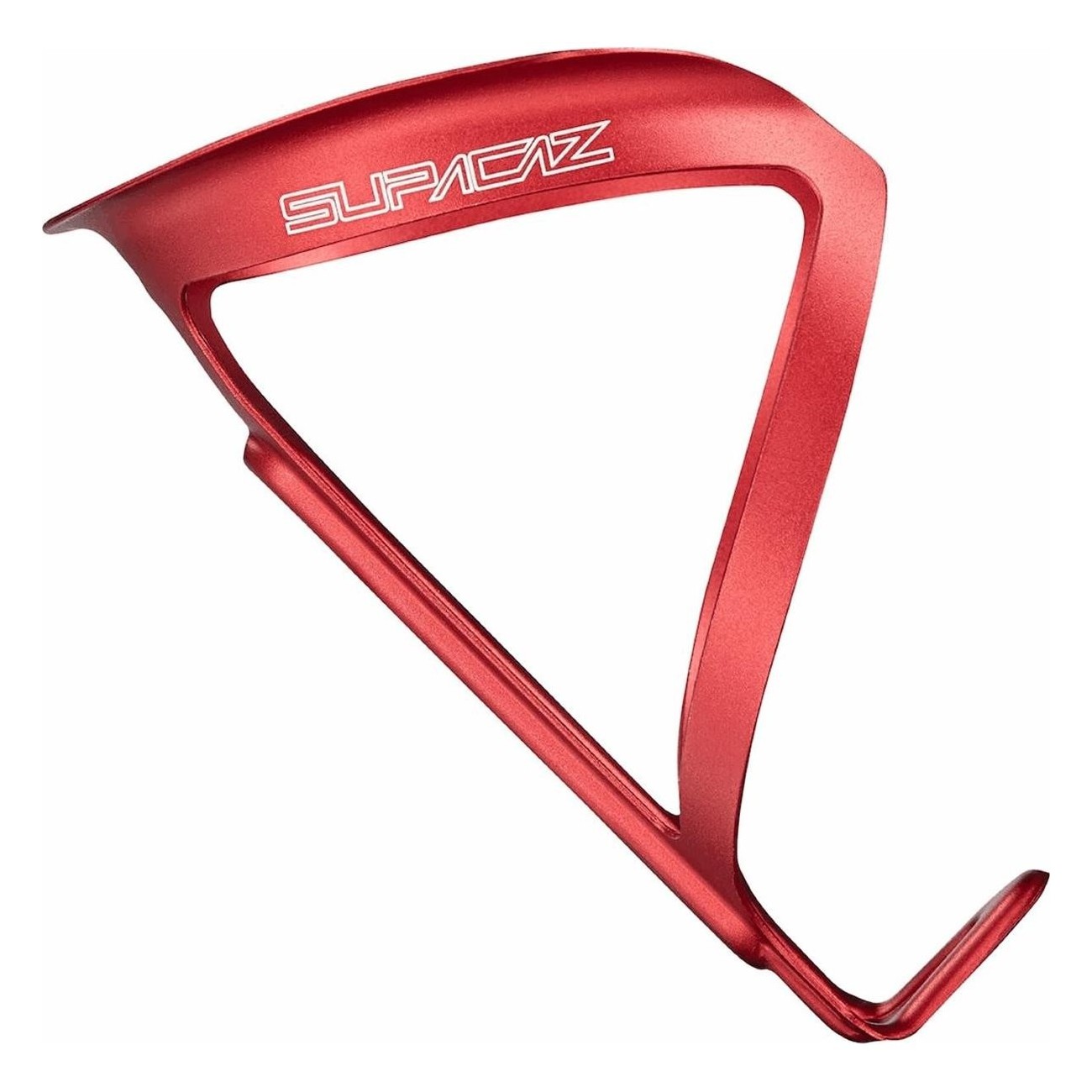 Portaborraccia Supacaz Fly Cage in Alluminio Anodizzato Rosso - Leggero 18g - 1 - Portaborraccia - 0660902387298