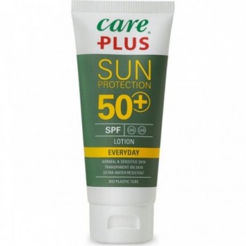 Care Plus Crema Solare SPF50+ - Protezione Quotidiana 100ml, Resistente all'Acqua e Anti-Punture di Meduse - 1 - Protezione da i