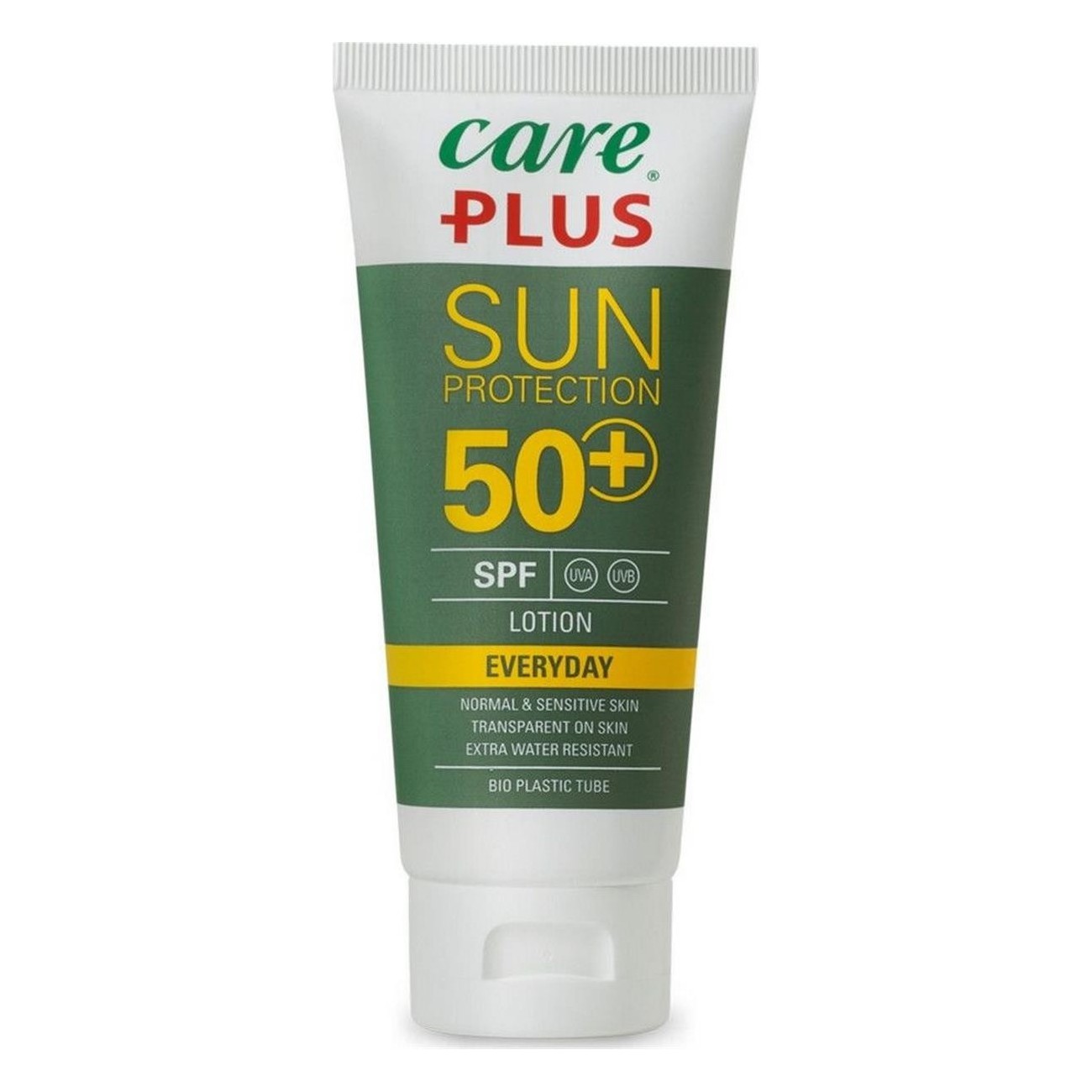 Care Plus Crema Solare SPF50+ - Protezione Quotidiana 100ml, Resistente all'Acqua e Anti-Punture di Meduse - 1 - Protezione da i