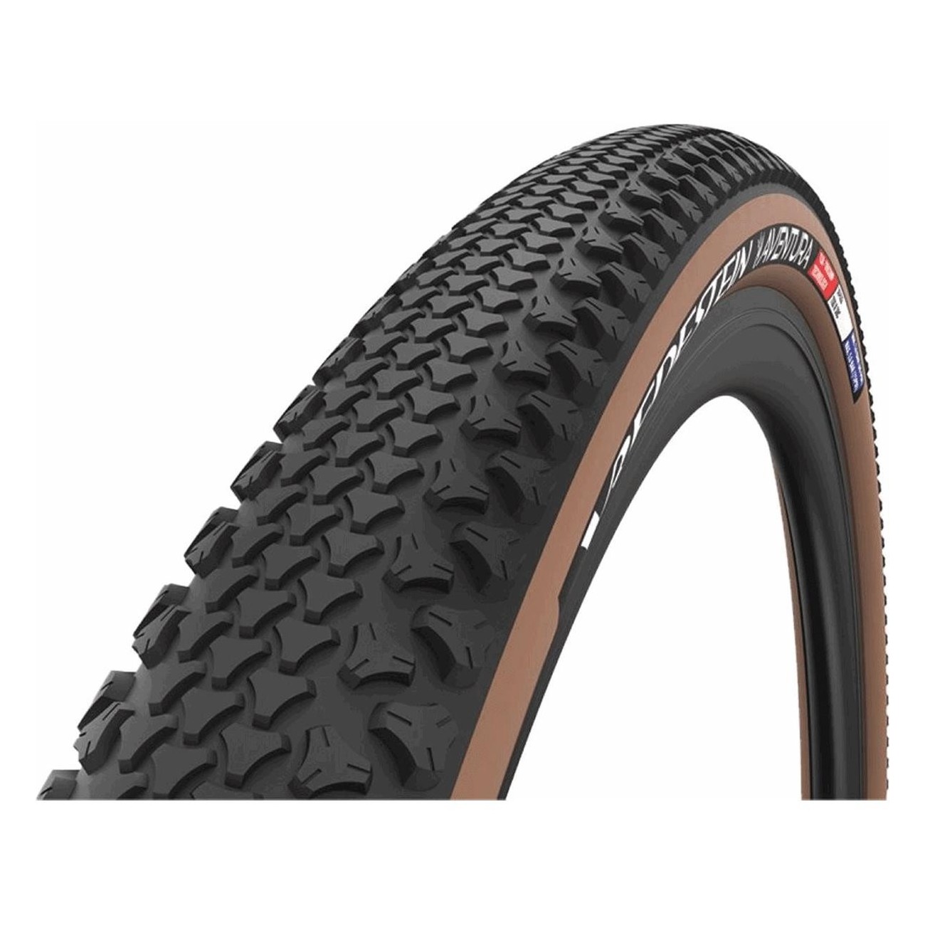 VREDESTEIN Aventura Gravel Reifen 700x38 Tubeless Ready 120TPI Schwarz/Beige - 1