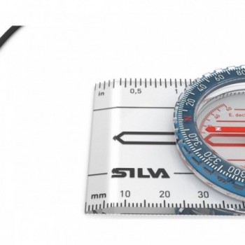 Silva Bussola Starter 1-2-3: Bussola Entry-Level per Scout e Navigatori Principianti con Cassa Girevole e Cordino di Sicurezza -