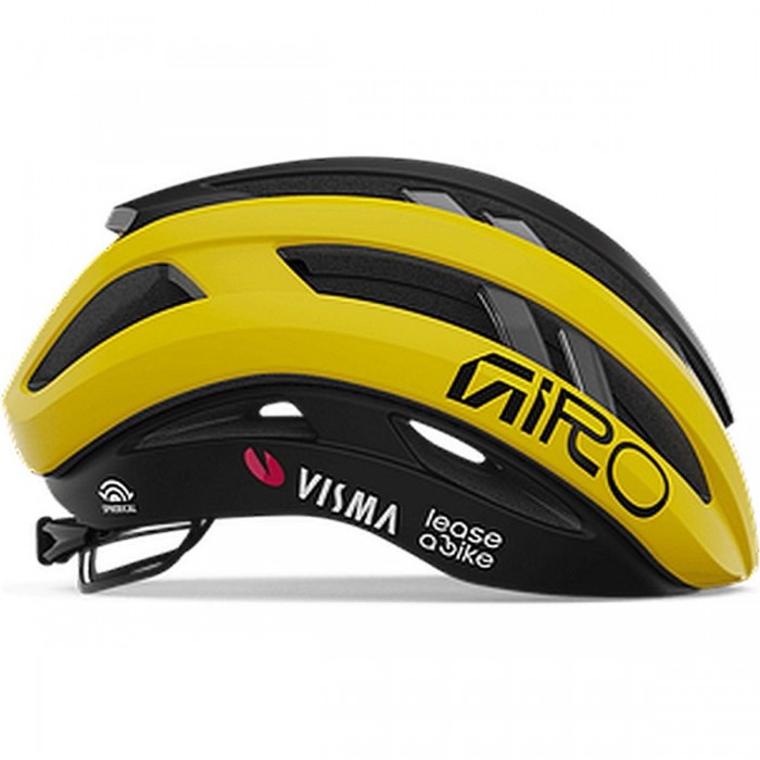 Casco Aries Spherical B/Y Visma Team - Taglia L, Edizione Limitata Pro Team 2024, Tecnologia Spherical e Design Aerodinamico - 1