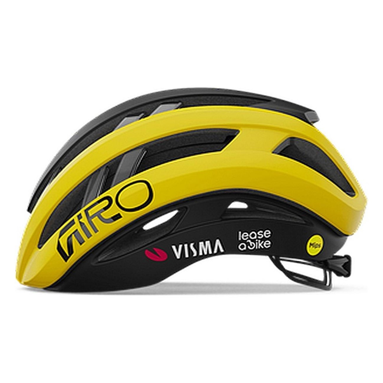 Casco Aries Spherical B/Y Visma Team - Taglia L, Edizione Limitata Pro Team 2024, Tecnologia Spherical e Design Aerodinamico - 2