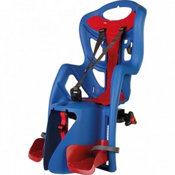 Pepe Rear Seat for Rack - Electric Blue, Safe and EN 14344 Certified - 1