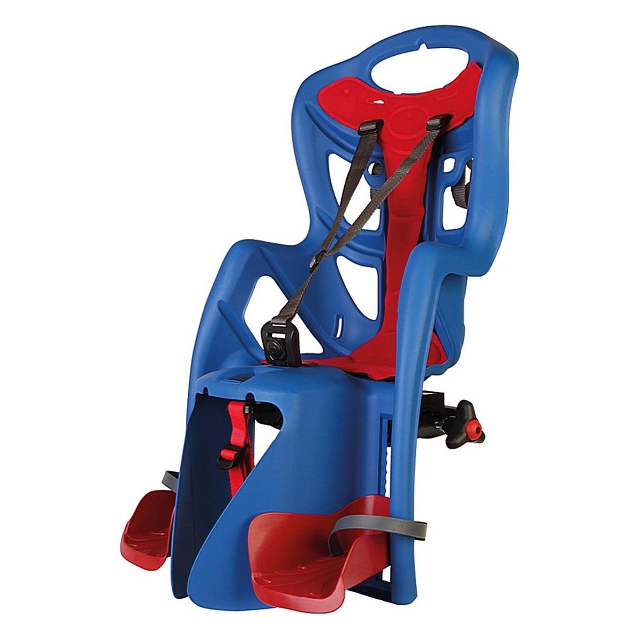 Pepe Rear Seat for Rack - Electric Blue, Safe and EN 14344 Certified - 1