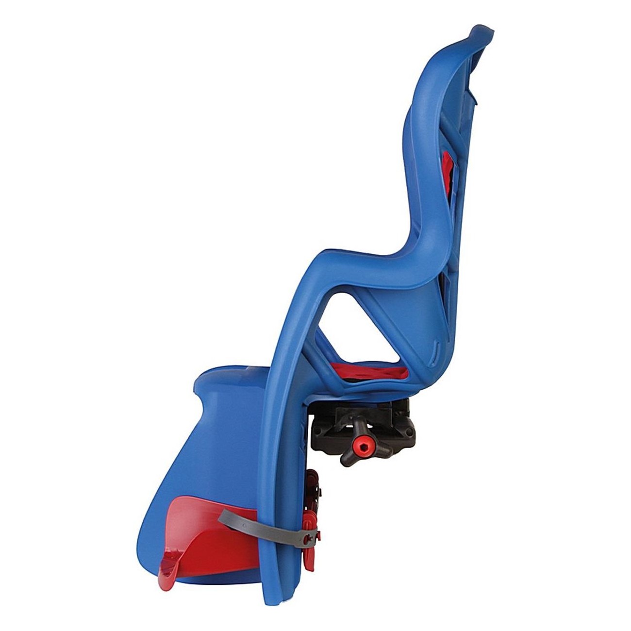 Pepe Rear Seat for Rack - Electric Blue, Safe and EN 14344 Certified - 2