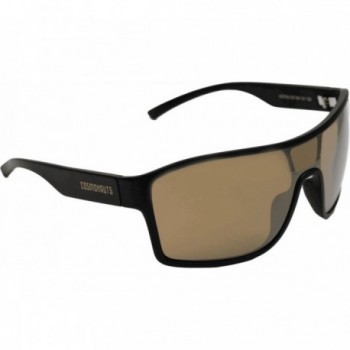 Fahrradbrille Astro Schwarz mit Goldene Linse aus TR90 - Erredi Design - 1