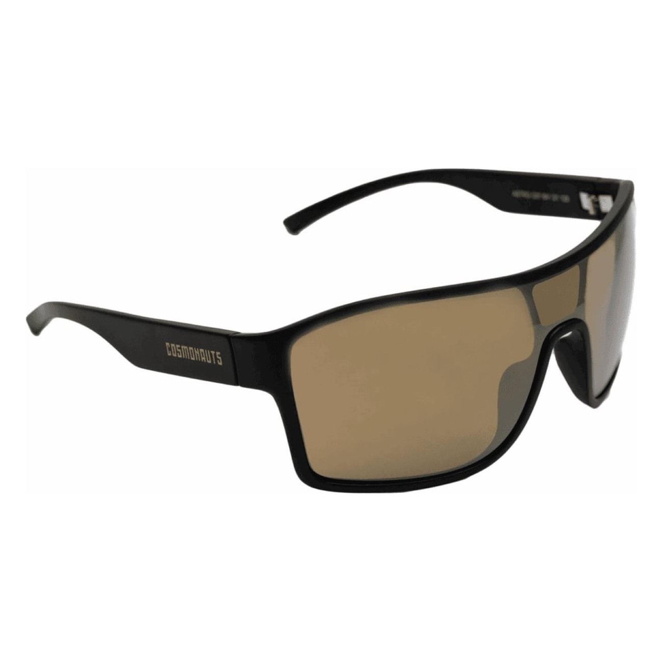 Fahrradbrille Astro Schwarz mit Goldene Linse aus TR90 - Erredi Design - 1