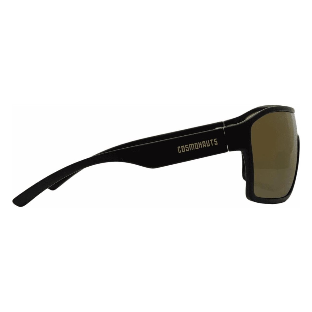 Fahrradbrille Astro Schwarz mit Goldene Linse aus TR90 - Erredi Design - 4