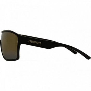 Fahrradbrille Astro Schwarz mit Goldene Linse aus TR90 - Erredi Design - 5