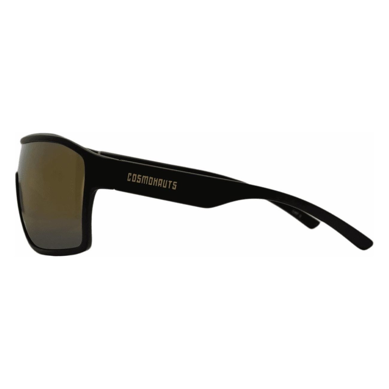 Fahrradbrille Astro Schwarz mit Goldene Linse aus TR90 - Erredi Design - 5