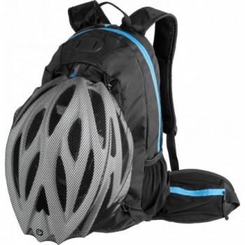 M-Wave Rough Ride Back Rucksack für Radfahrer Schwarz mit Regenhülle und Reflektor - 2