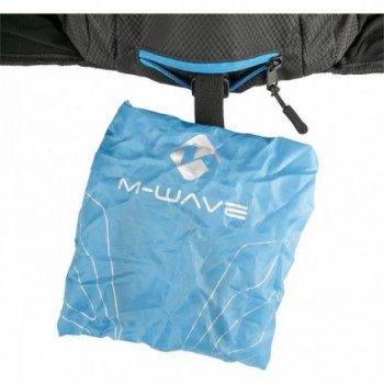 Mochila M-Wave Rough Ride Back para Ciclistas Negra con Cubierta Impermeable - 6