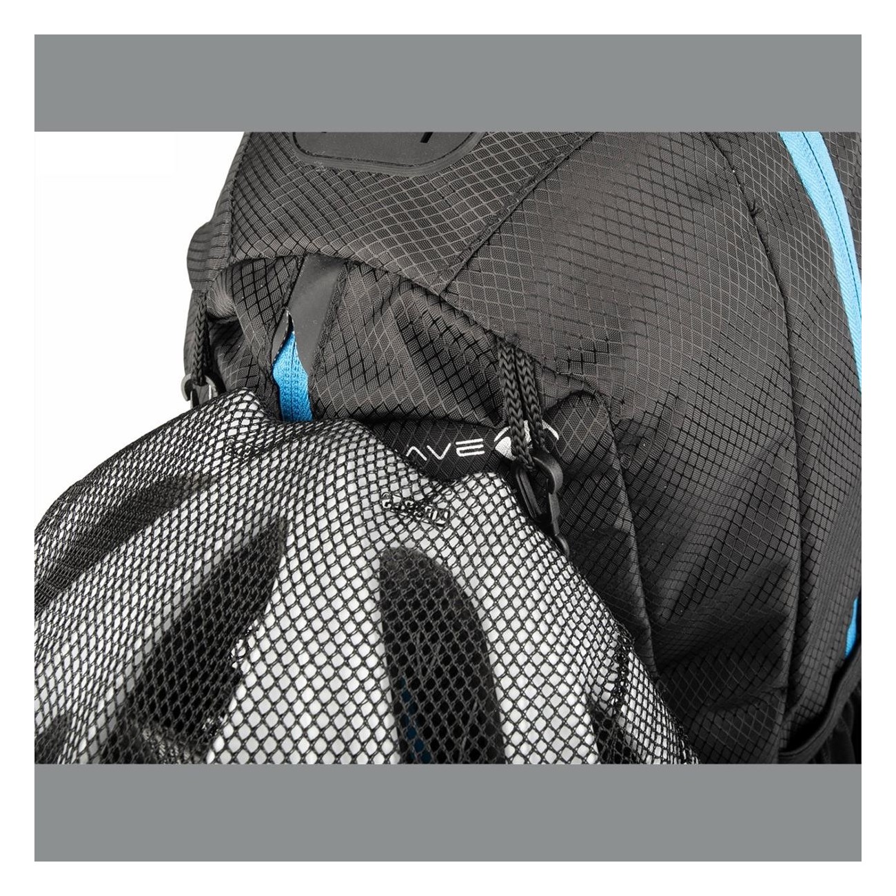 M-Wave Rough Ride Back Backpack for Cyclists Black with Rain Cover - 7