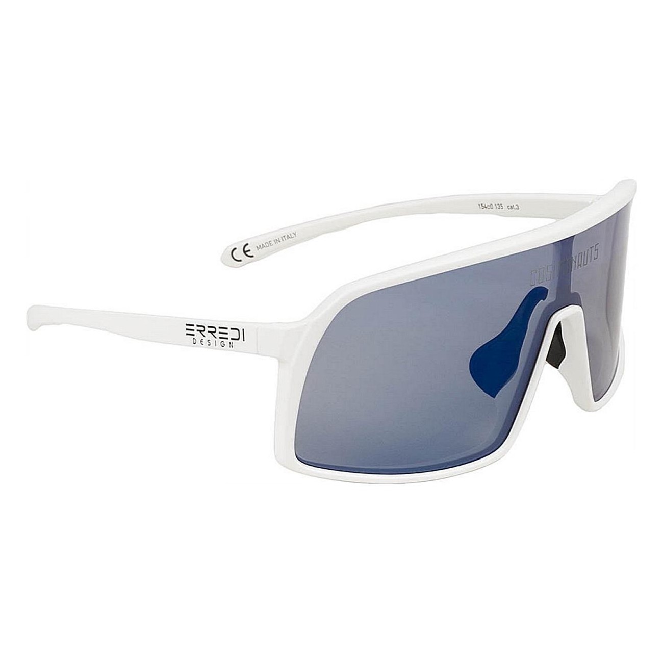 Lunettes de cyclisme Lander Evolution Blanches - Légères et confortables en TR90 Grilamid - 1