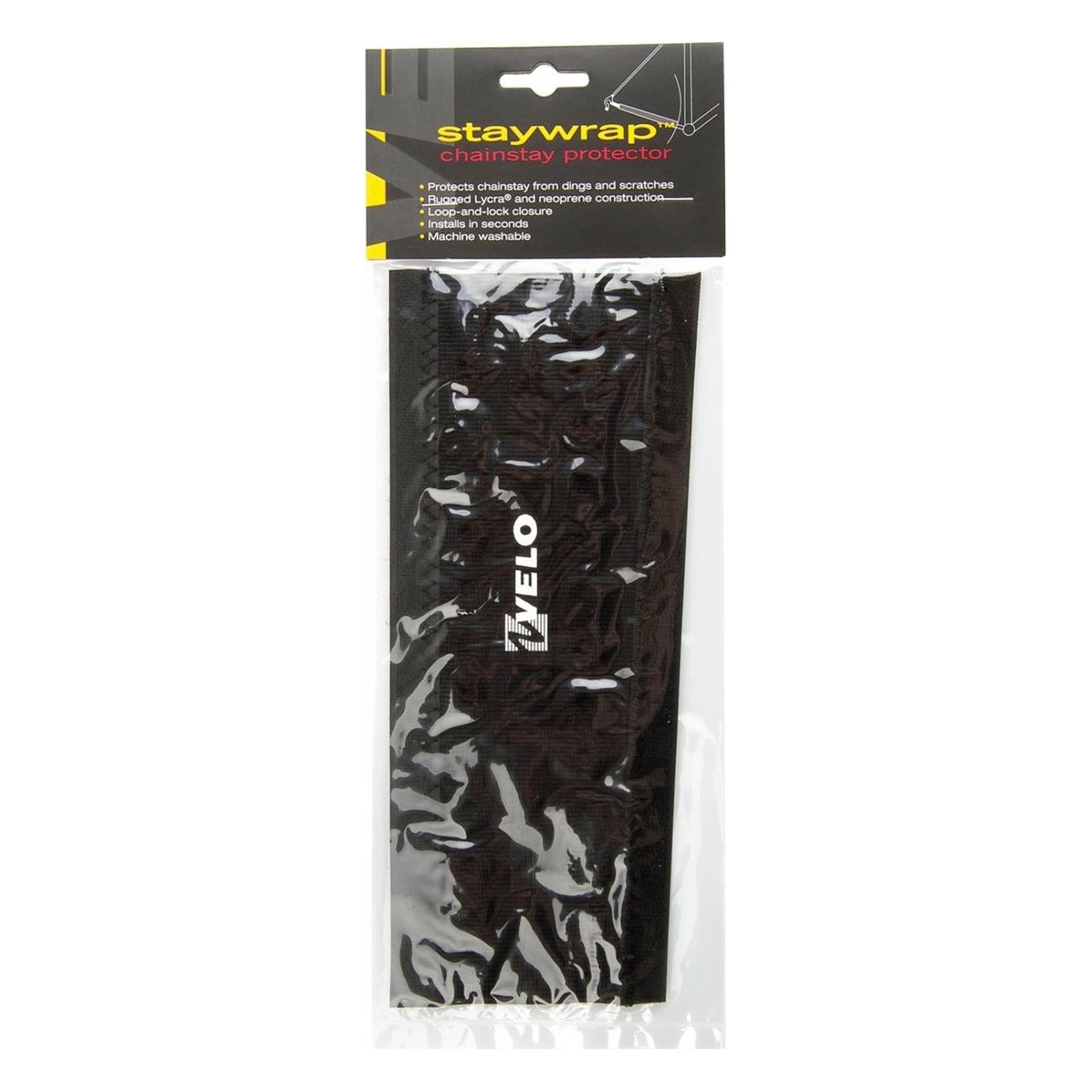 Black Lycra/Neoprene Sleeve Protector with Anti-Slip Insert 245x95x110 mm - 2