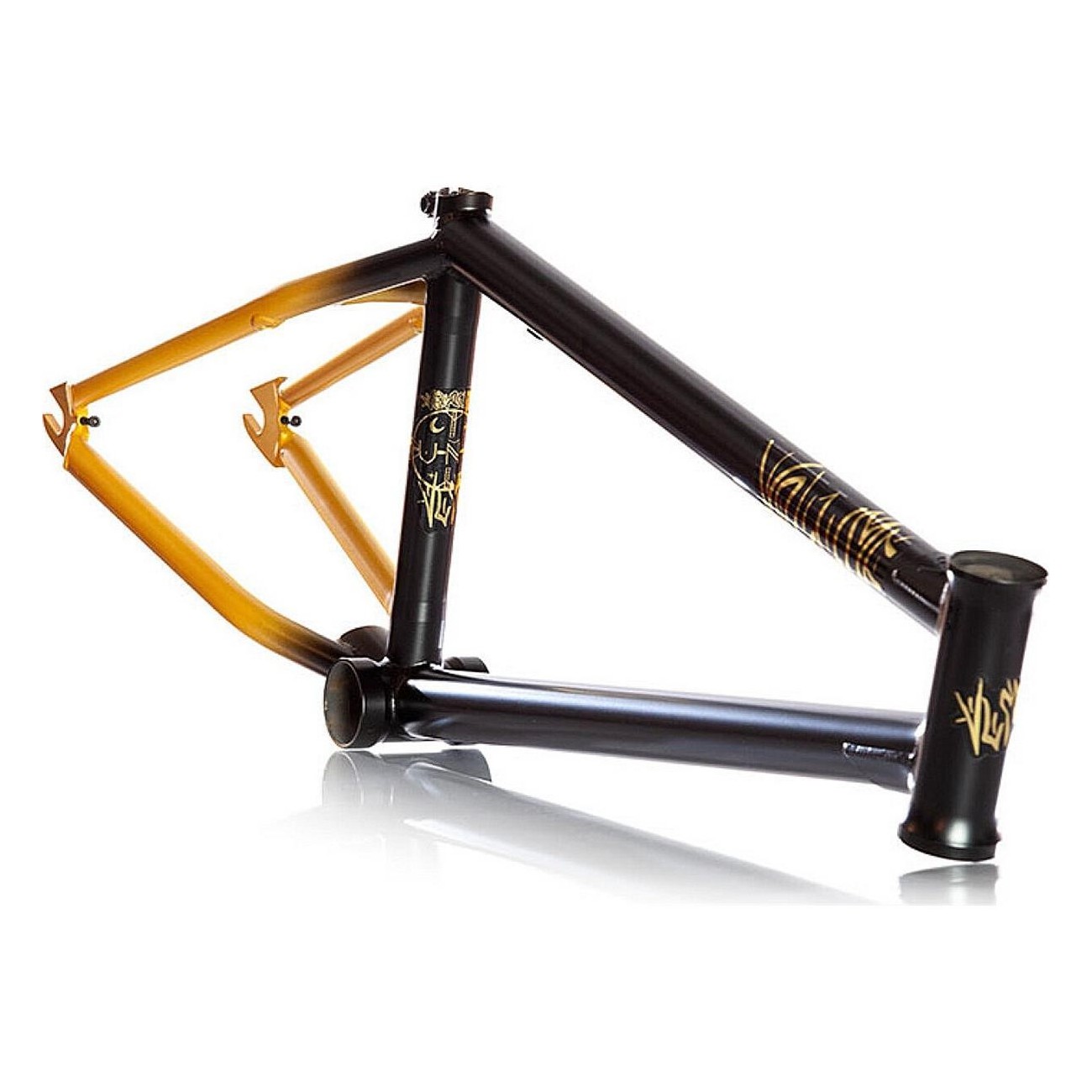 Volume Velocity 21' Frame Black/Gold Fade by Victor Munoz - CrMo Style - 4