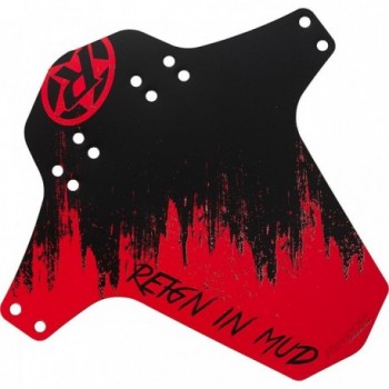 Reverse Mudfender Red/Black: Versatile Protection and Style for Your Bike - 1