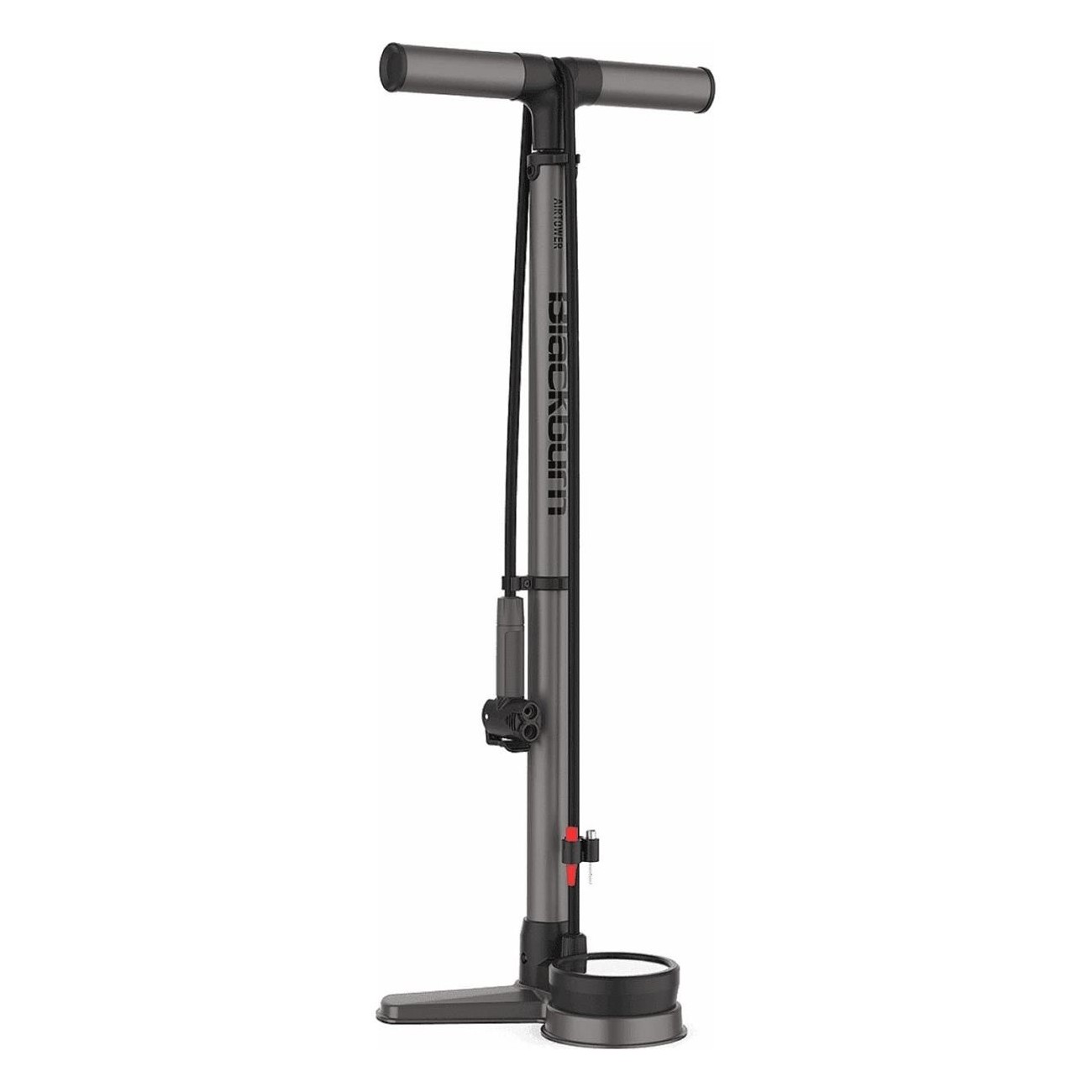 Blackburn AirTower 6 Standpumpe mit Manometer, 11 Bar, für Presta, Schrader, Dunlop - 1