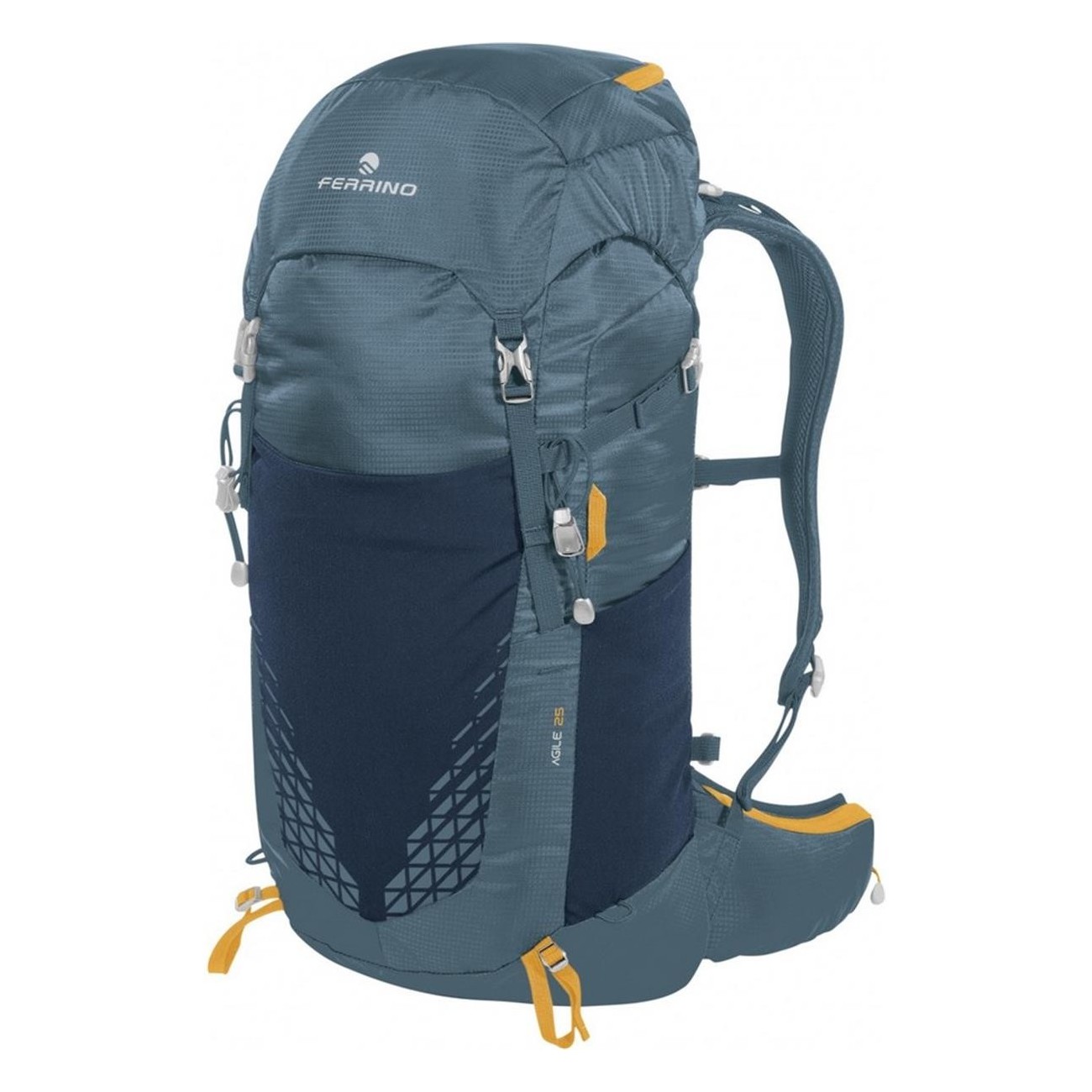 Sac à dos Agile 25L Bleu pour Trekking avec Système Hollow Back - 1