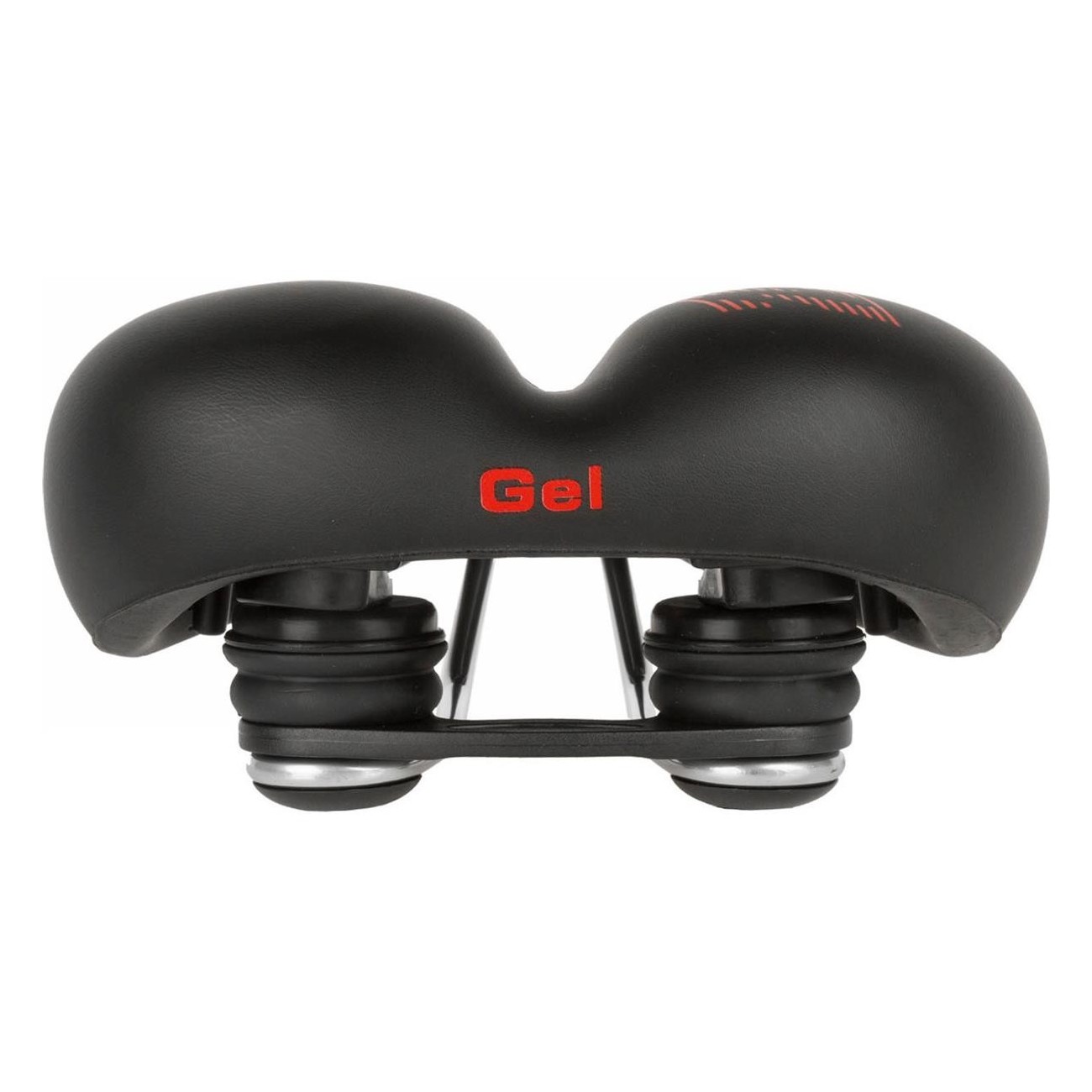 Selle VELO Plush Gel Elasto 275x213 mm avec cadre en acier et suspension élastomère - 2