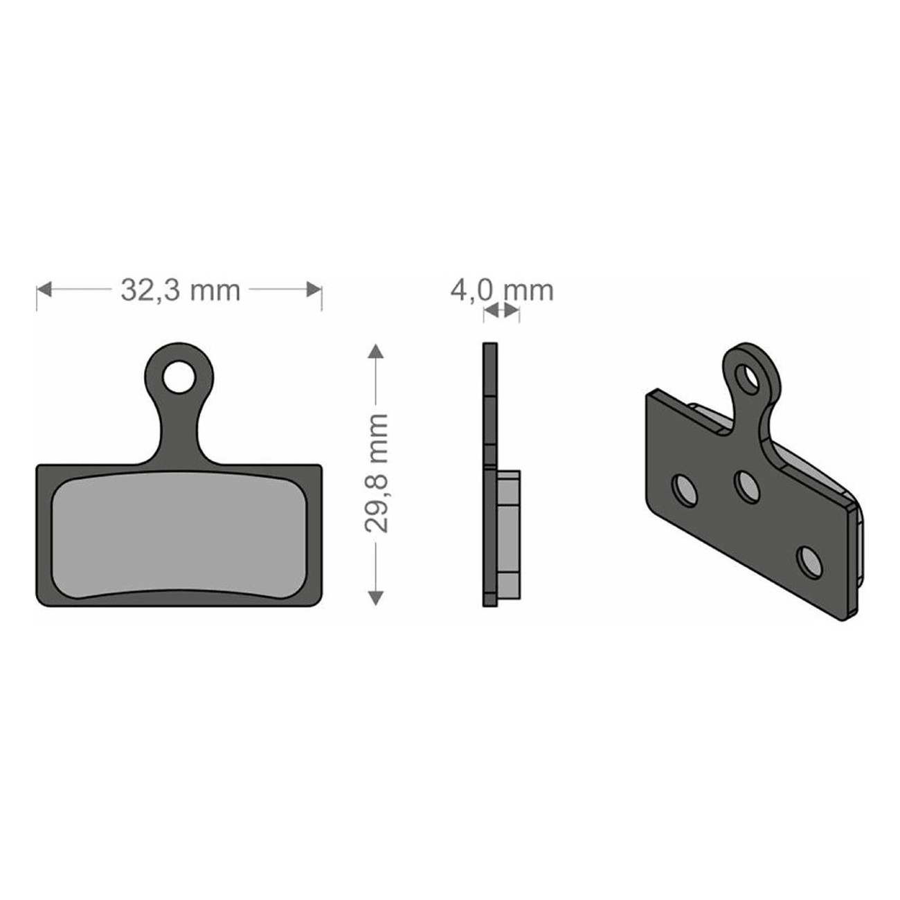 Plaquettes de Frein Organiques Shimano XTR, SLX, Alfine, Deore, FSA, Rever - 1