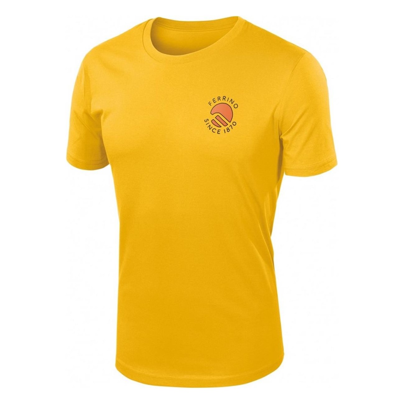 T-shirt unisex Basecamp arancione chiaro XXL cotone bio GOTS trekking - 1 - T-shirt e Camicie - 8014044013768