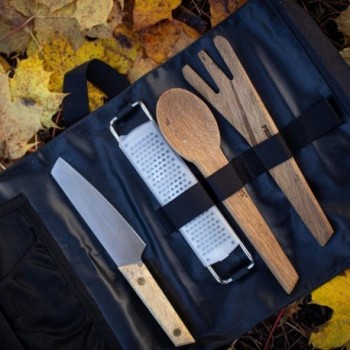 Set de Préparation CampFire : Ustensiles de Cuisine Compacts pour Camping - 3