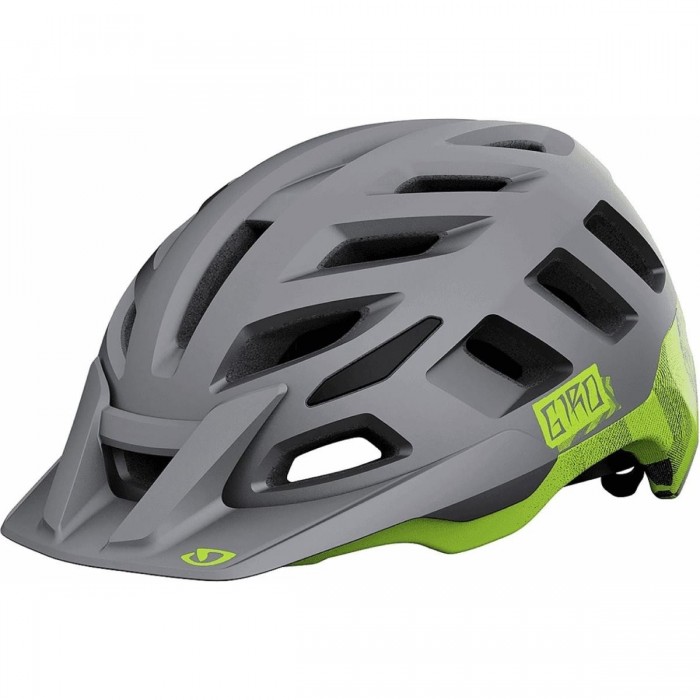 Casco Radix Negro/Lima Talla M 55-59 cm - Ligero, Ventilado y Seguro para Trail - 1