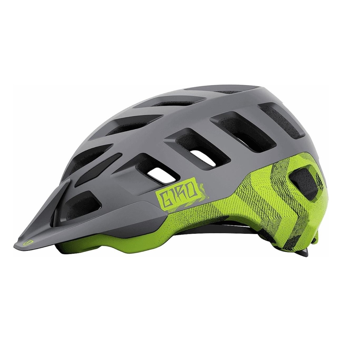 Casco Radix Negro/Lima Talla M 55-59 cm - Ligero, Ventilado y Seguro para Trail - 2