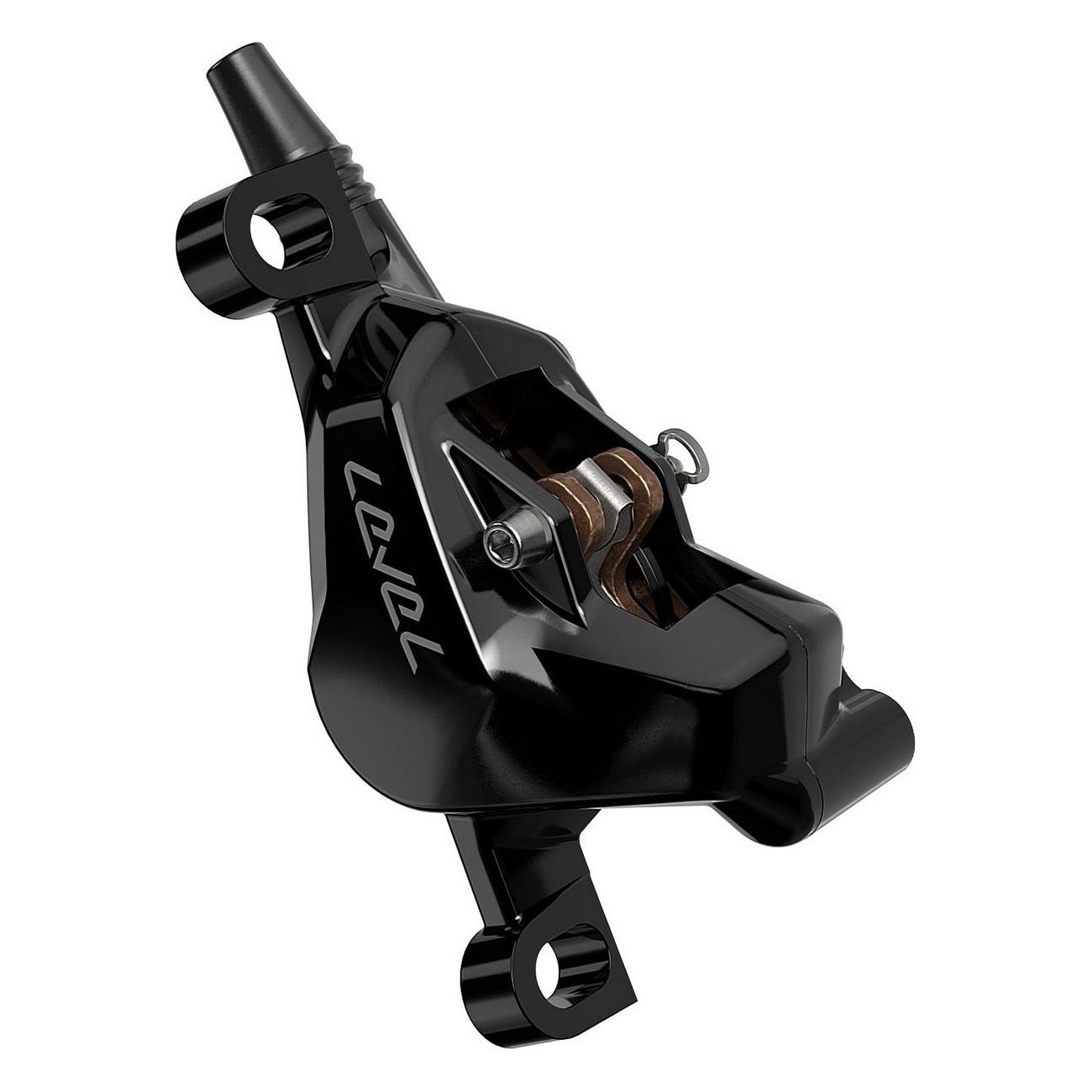 Sram Level Silver Stealth Front Brake Black - 2 Pistons, 950mm Cable, No Rotor/Adapter - 4