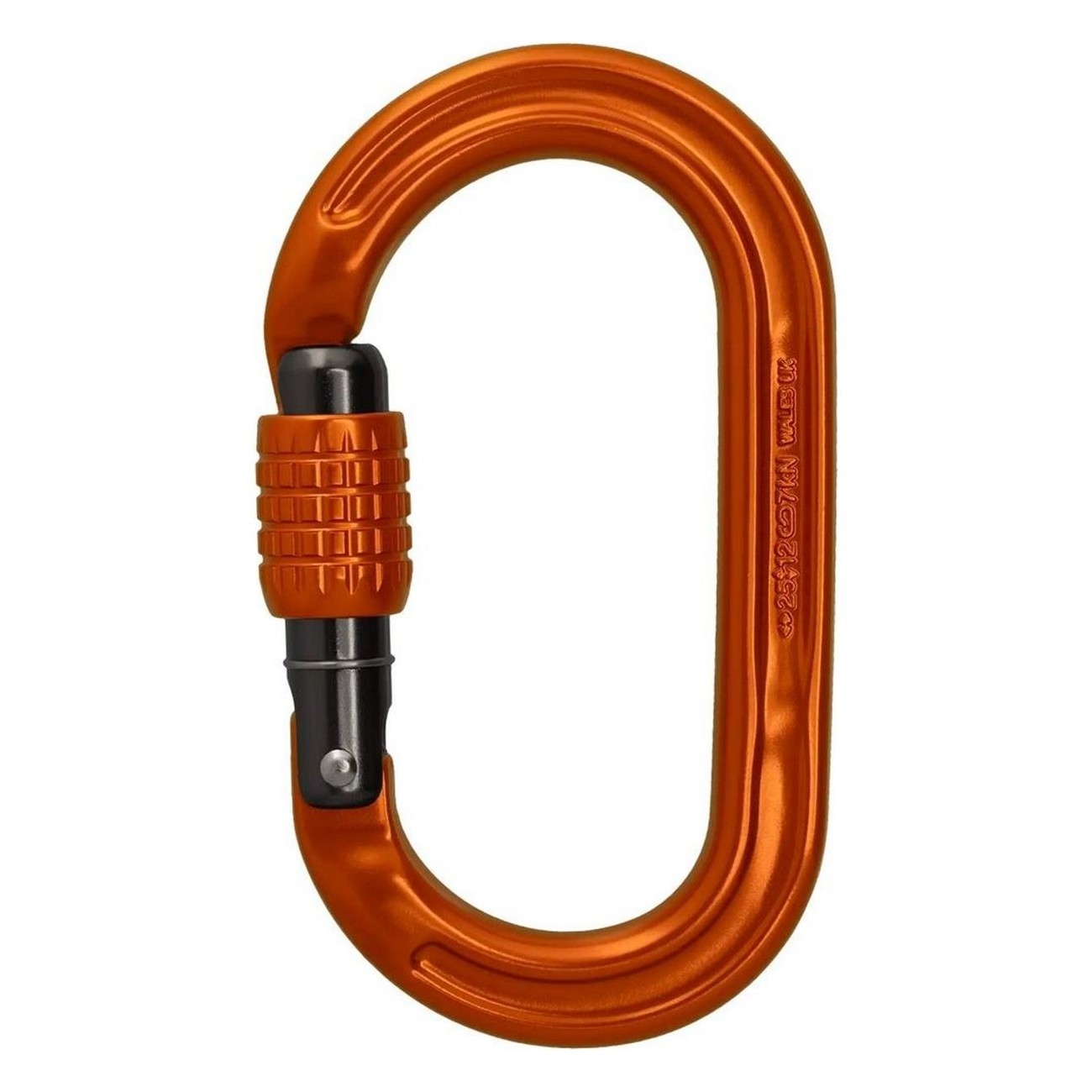 Universeller oranger Karabiner mit Schraubverschluss - Ultra O Screwgate - 1