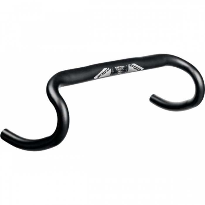 Guidon Gravel Piega Adventure AGX Compact 400mm x 31.8mm en Aluminium Noir - 1