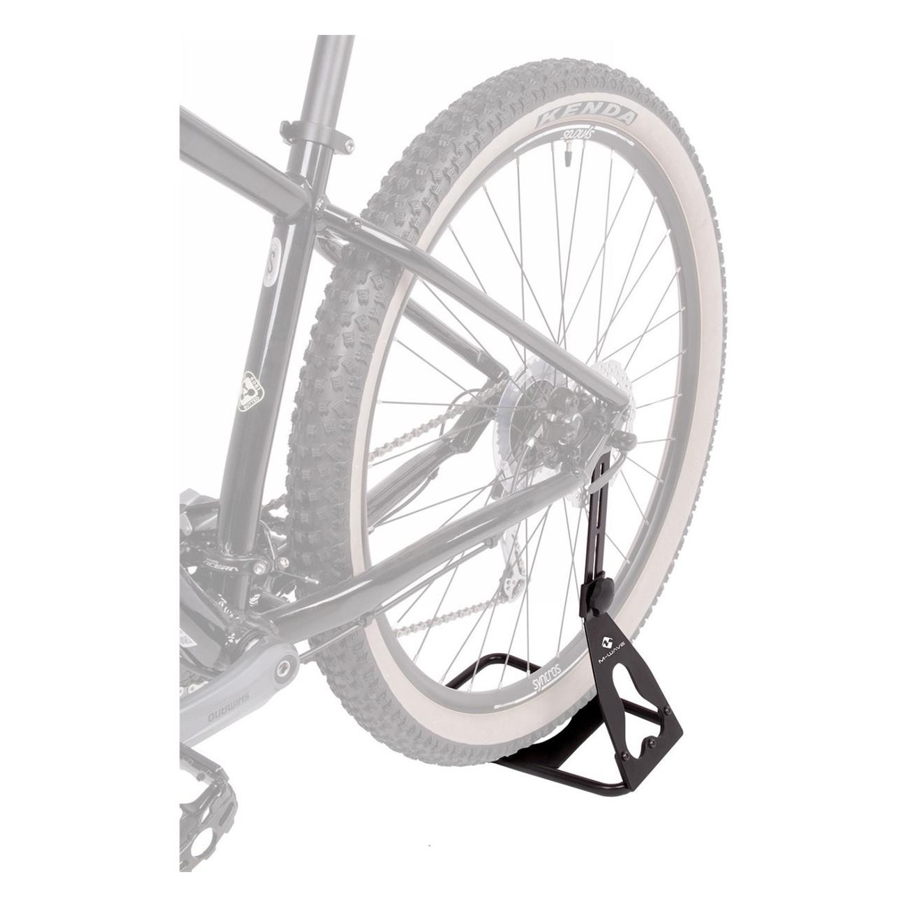 Fahrradständer Chopstand Apart, höhenverstellbar, schwarz aus Stahl, für 12'-29'' Räder - 2