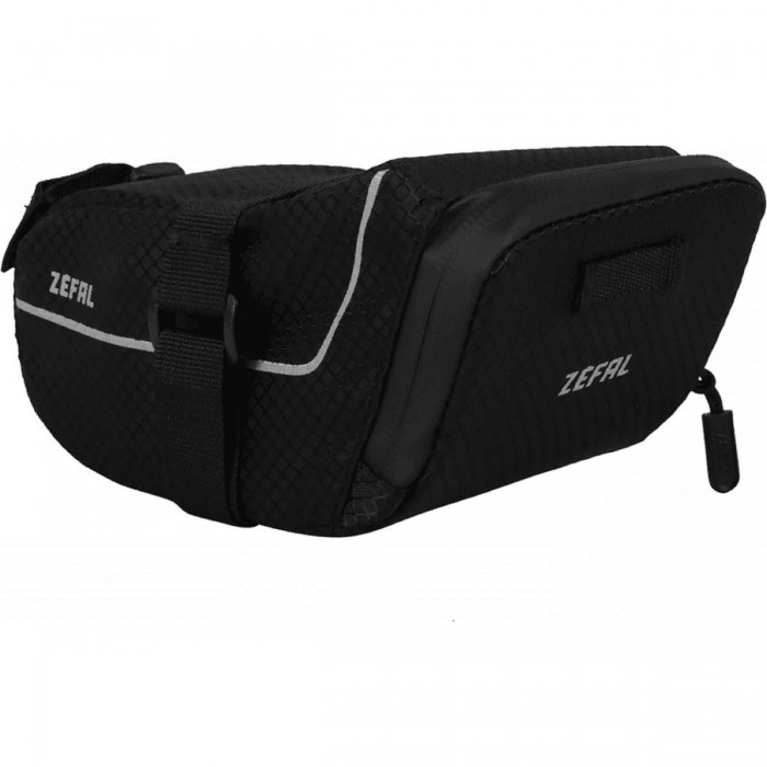 MTB Z Light Pack M 0.9L Waterproof Saddle Bag, Black with Zip Closure - 1