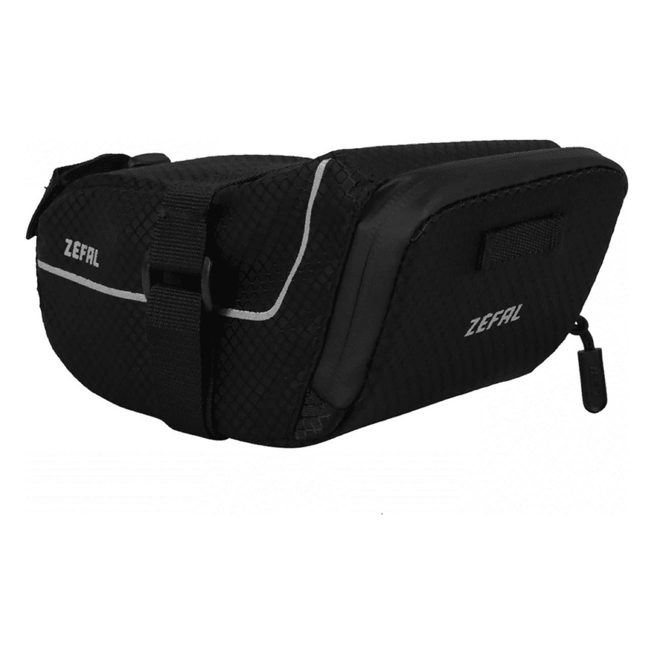 MTB Z Light Pack M 0.9L Waterproof Saddle Bag, Black with Zip Closure - 1