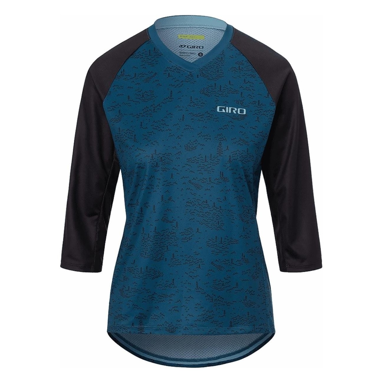 Camiseta Roust 3/4 Mujer Transpirable Azul Harbor XS - Comodidad y Rendimiento - 1