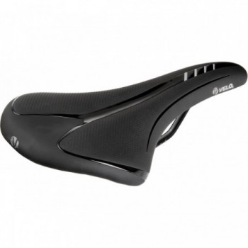 Sella Velo Fit Athlete BC per Strada e MTB, Misura M 280x147 mm, Nero/Argento, Comfort Zone M - 1 - Selle - 0887539022310