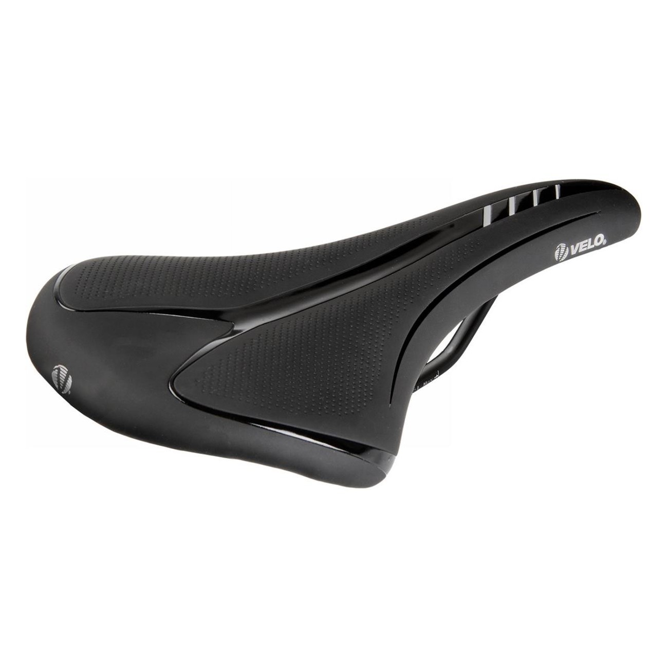 Sella Velo Fit Athlete BC per Strada e MTB, Misura M 280x147 mm, Nero/Argento, Comfort Zone M - 1 - Selle - 0887539022310