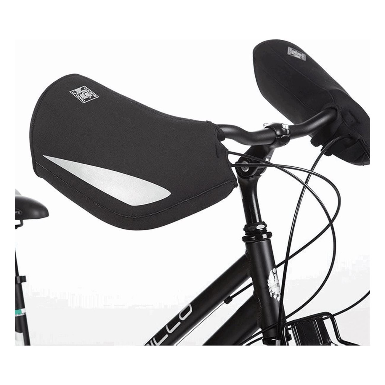 Neoprene Handlebar Covers for City Bike - One Size, Protection & Comfort - 1