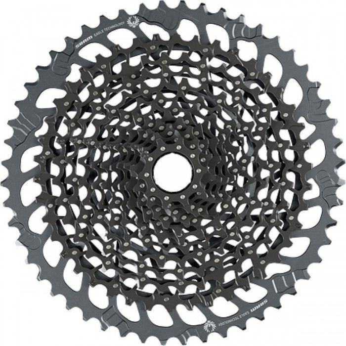 SRAM XG-1275 Eagle 12-Speed Cassette 10-52T Black with X-Glide Technology - 1