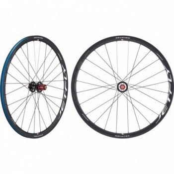 Novatec Jetfly 700c U4.0 Tubeless Ready Wheelset for Disc Brakes, Black, 32mm - 1