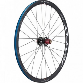 Novatec Jetfly 700c U4.0 Tubeless Ready Wheelset for Disc Brakes, Black, 32mm - 4