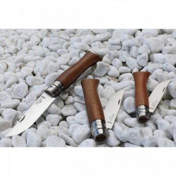 Opinel Luxusmesser N.06 Inox mit Walnussholzgriff - Elegant und Sicher - 7