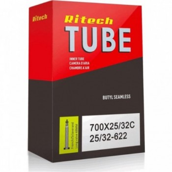 Ritech 28' 700x25/32 Schlauch mit 48mm Presta Ventil für Fahrräder - 1