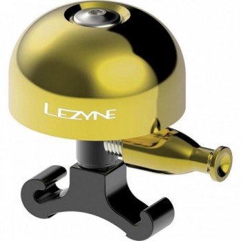 Classic Brass Bell with Black Mount for Bicycle - Size M - 1