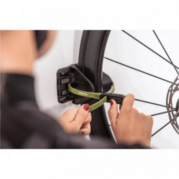 Soporte de Bicicleta de Pared Jaw Negro Ajustable - Dimensiones 125x95x95 mm - 3