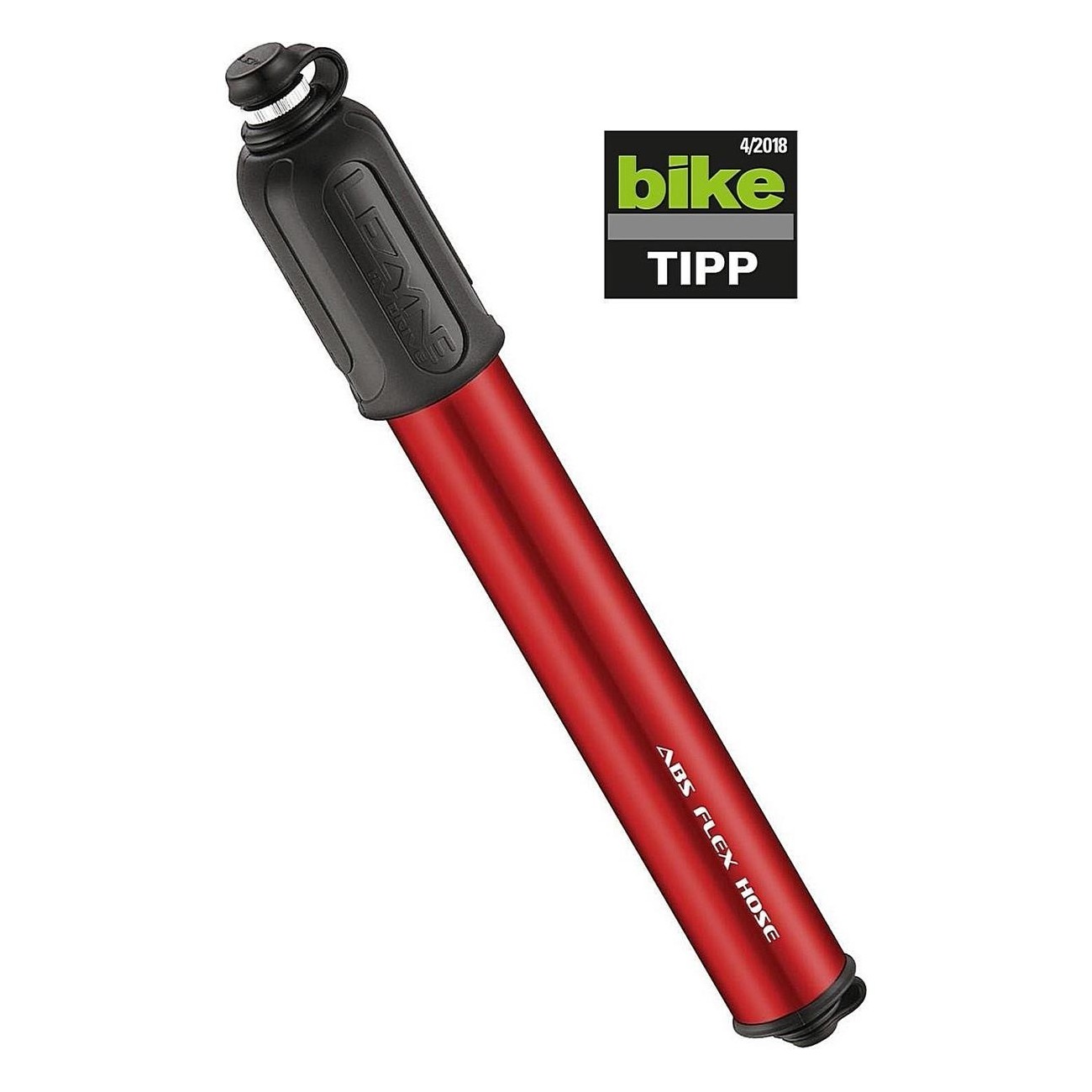 Lezyne CNC Drive HV Medium Red Hand Pump - Compact, Lightweight, High Volume - 1